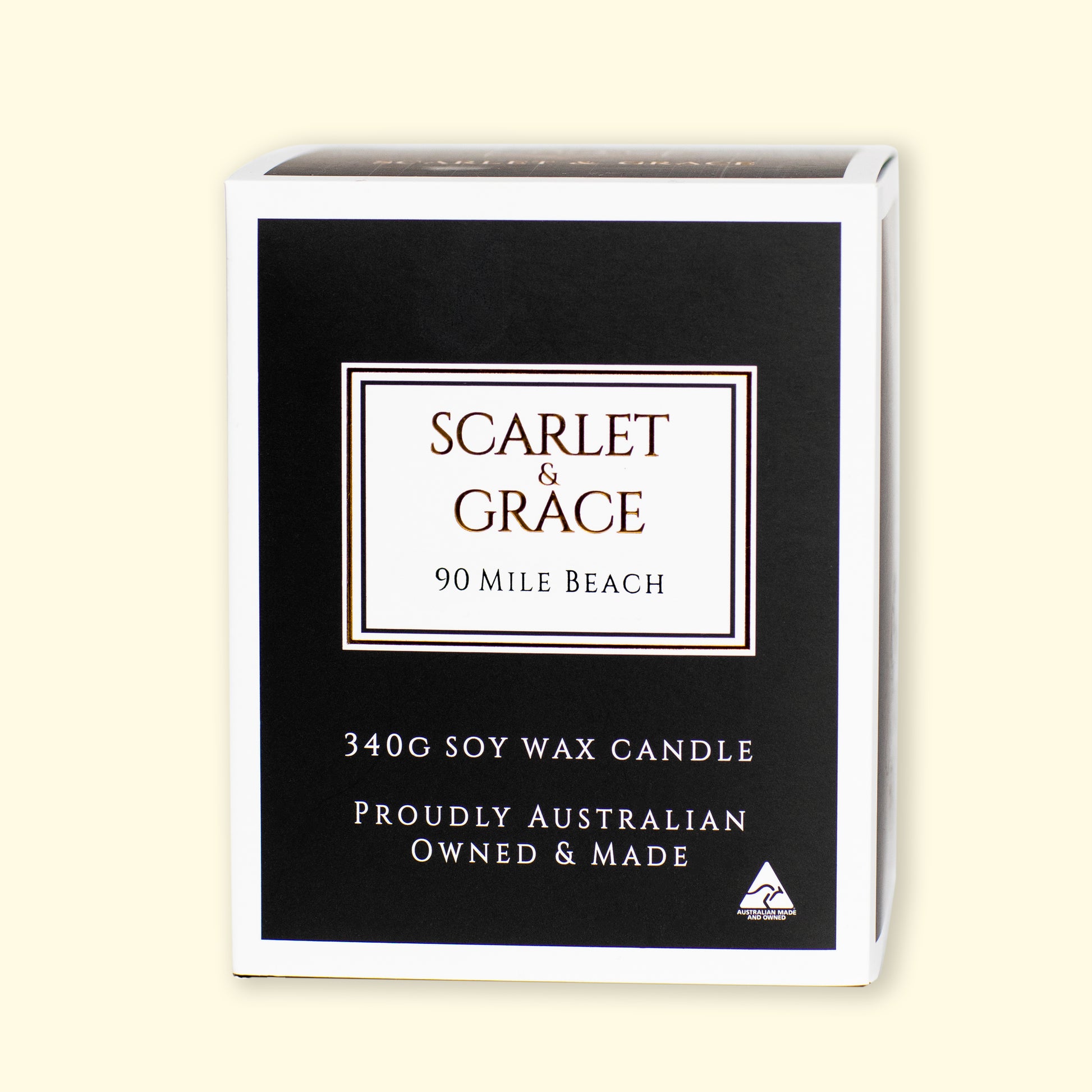 90 Mile Beach - 340gm Soy Wax Candle - Scarlet & Grace