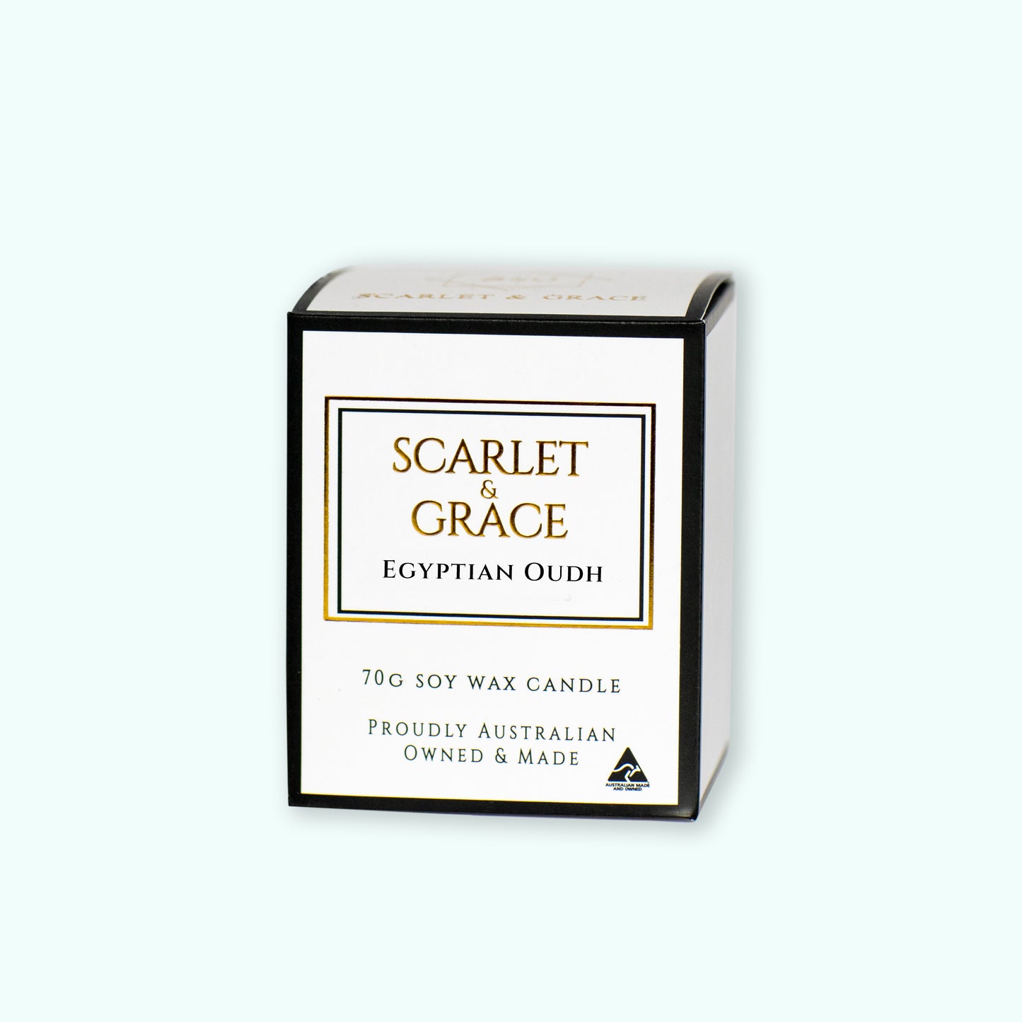 Egyptian Oudh - 70gm Soy Wax Candle - Scarlet & Grace