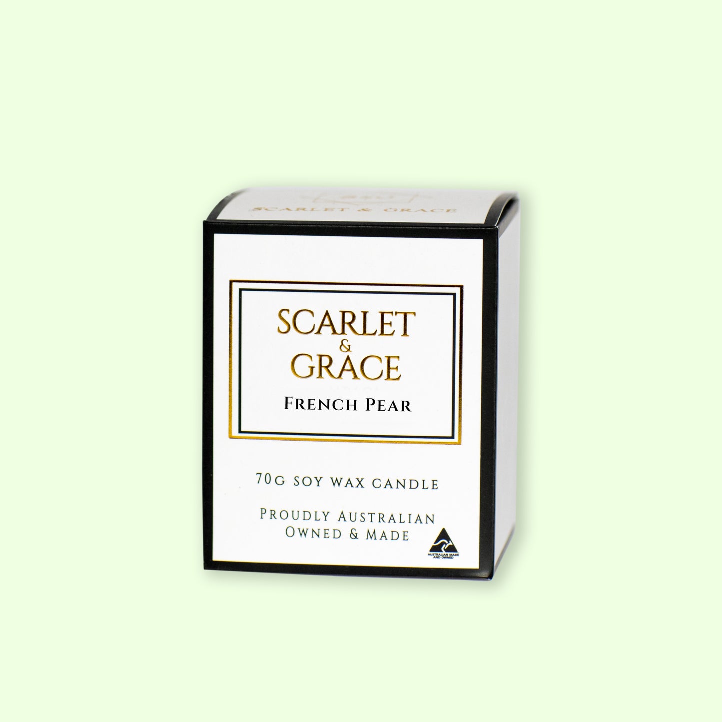French Pear - 70gm Soy Wax Candle - Scarlet & Grace