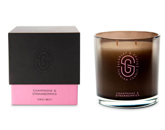 380G Candle - Champagne & Strawberries