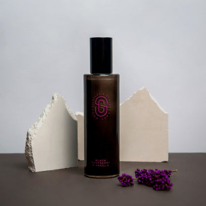 Scarlet & Grace Black Raspberry & Vanilla collection featuring 200ml room spray and matching body range
