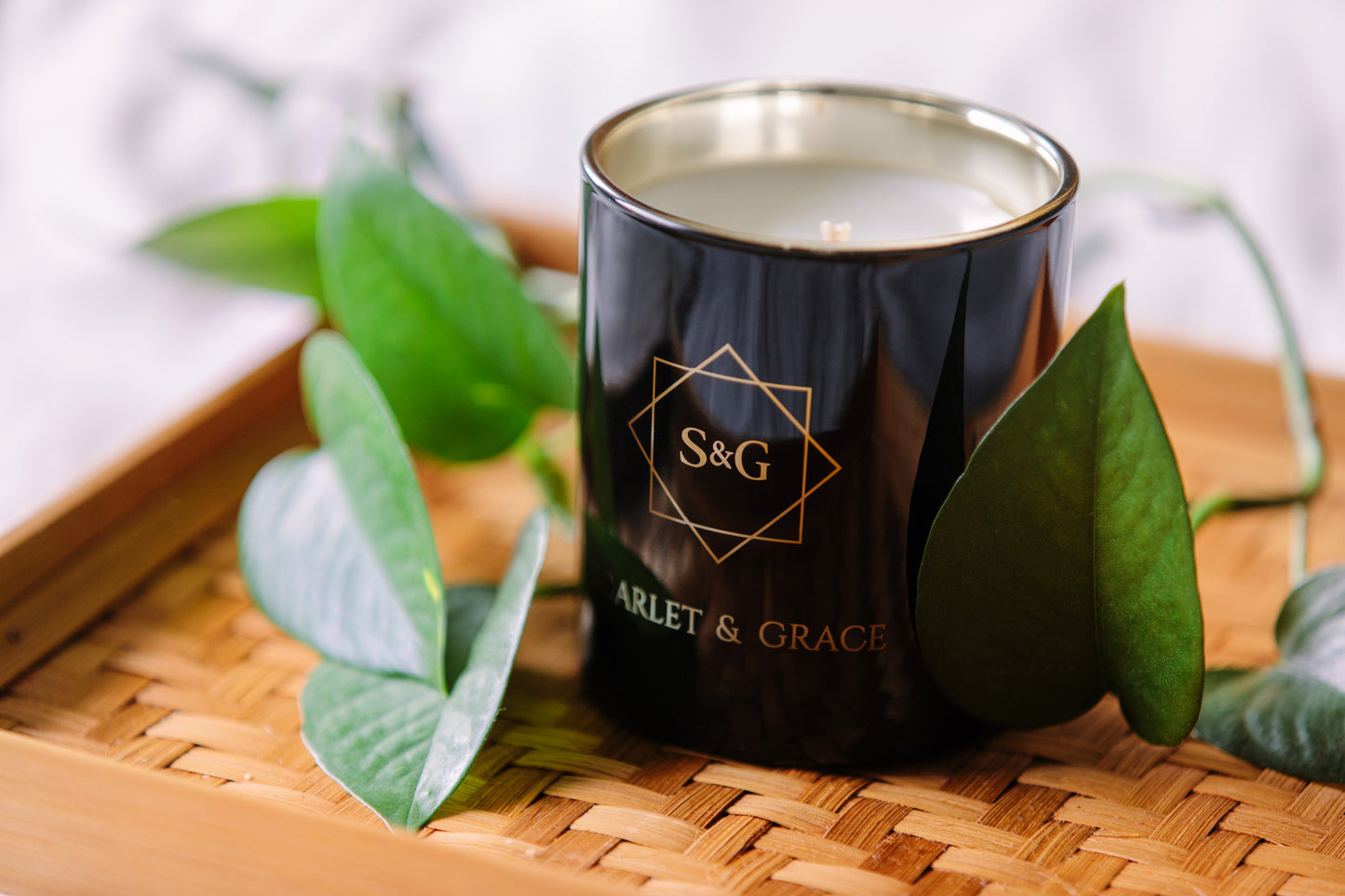 Lemongrass & Persian Lime - 70gm Soy Wax Candle - Scarlet & Grace