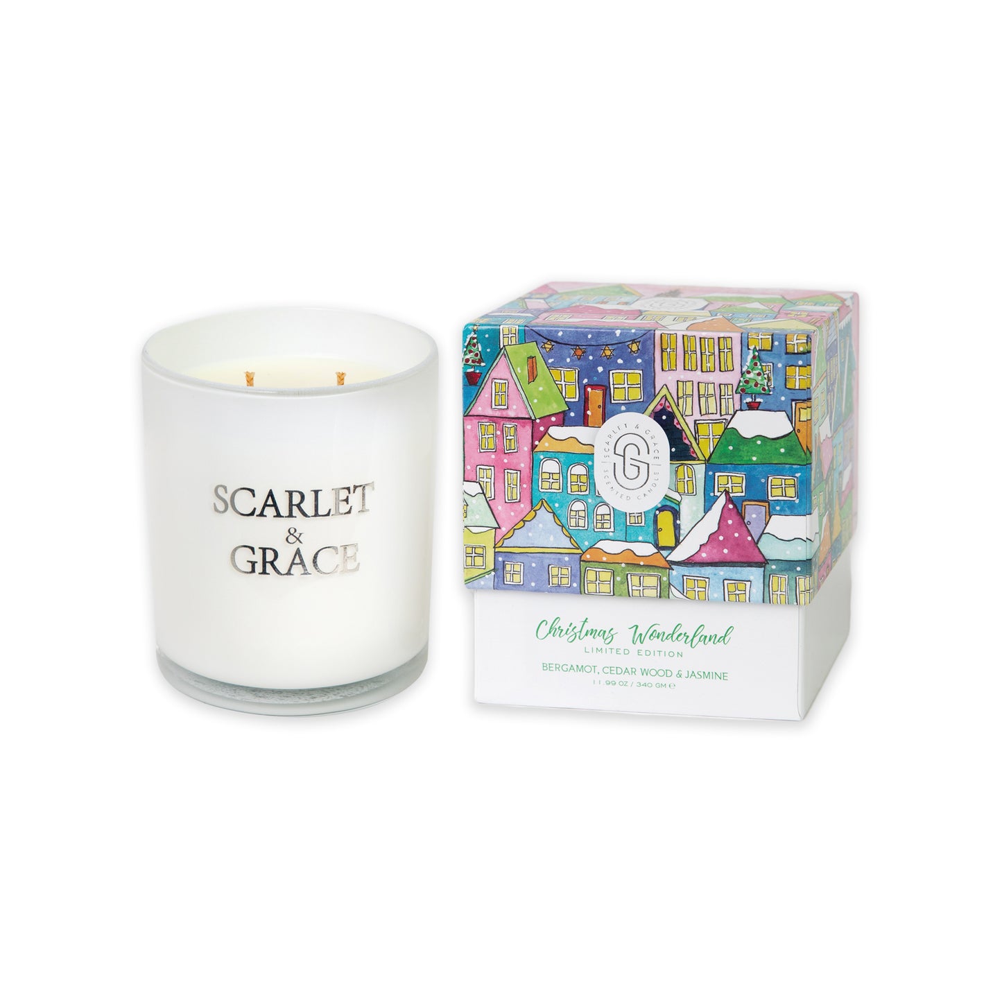 Christmas Wonderland - 340Gm Soy wax candle (Pre order - available from 15th of October) - Scarlet & Grace