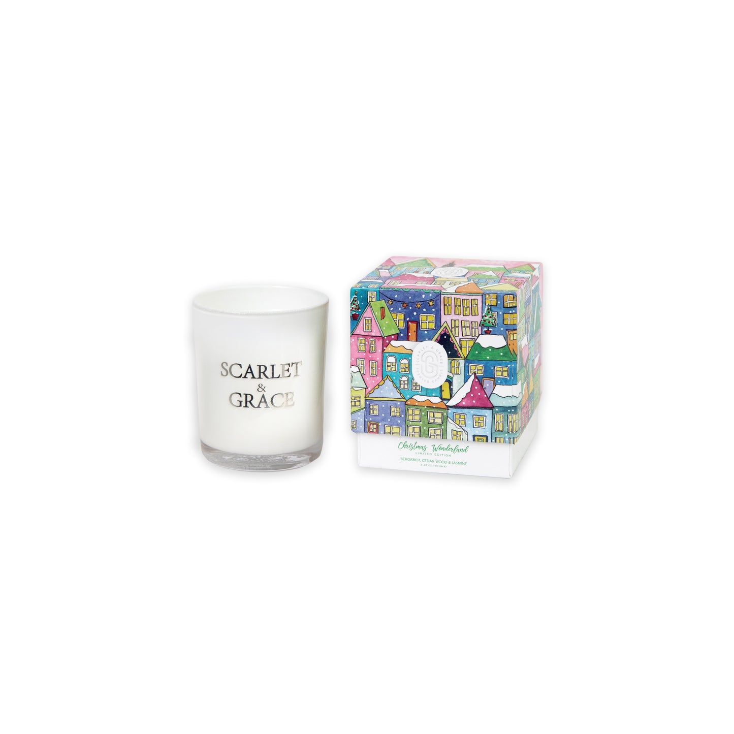 Christmas Wonderland - 70Gm Soy wax candle (Pre order now - delivery available from 15th of October) - Scarlet & Grace